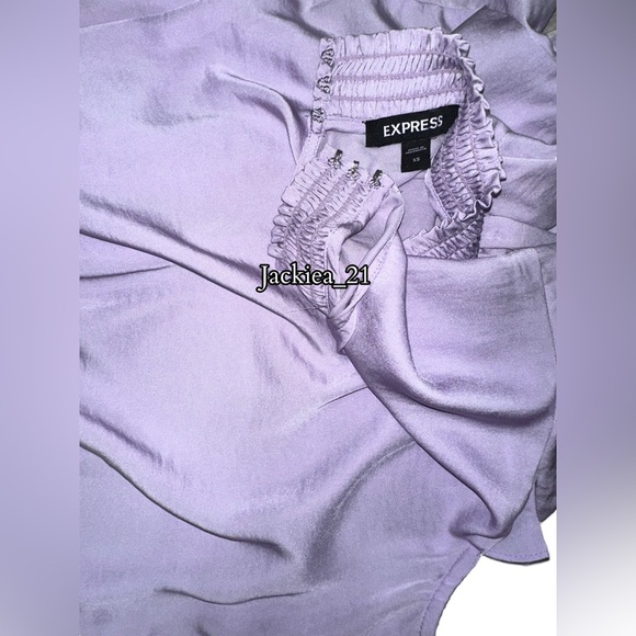 💙❤️ Express Lilac Purple Ruffle Blouse - Picture 5 of 6